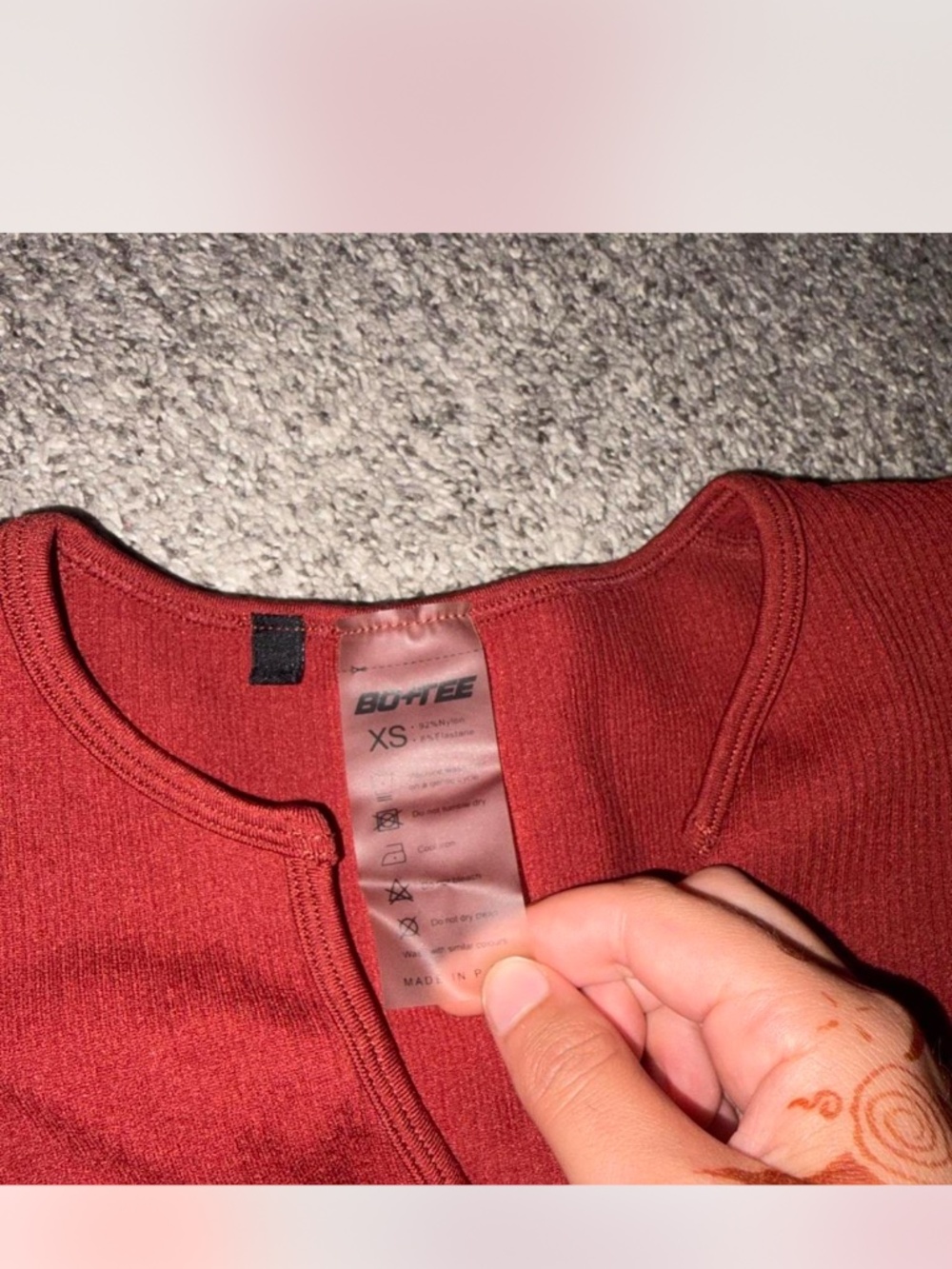 Red Bo+Tee Set - Picture 4 of 5